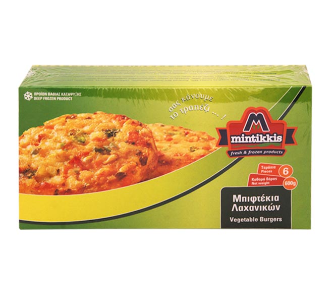 Mintikkis Vegetable Burgers 6Pcs 600G