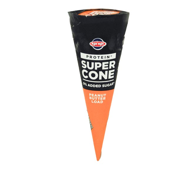 ice cream KRI KRI - Protein Super Cone 0% added sugar 80g - Peanut Butter Load