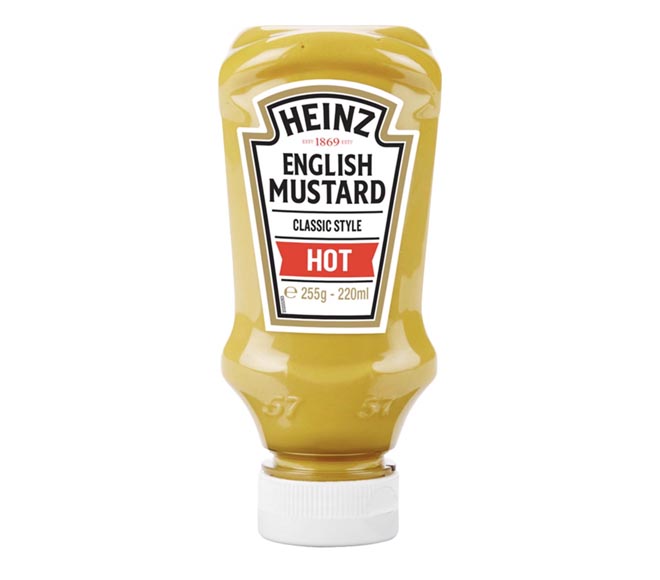 mustard HEINZ english hot 255g