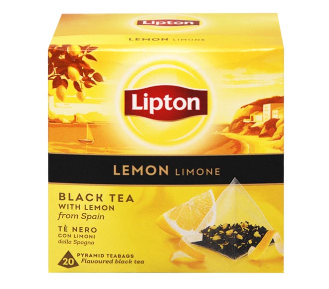 Lipton Tea  20Pcs 34G Black Lemon