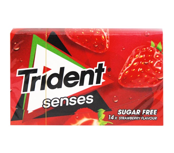 Trident Gum  Senses Strawberry Sugar Free 27G