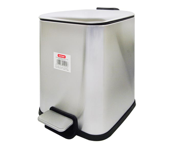 CYCLOPS pedal garbage bin 6L - Chromium Mat