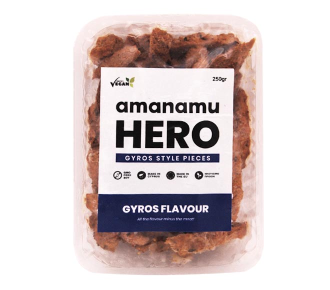 Amanamu Hero Gyros Style Pieces Vegan 250G