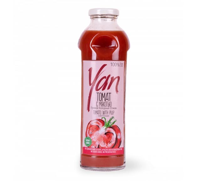 Yan Tomato Juice Drink Freshly Squeezed Free Of Sugar 930Ml
