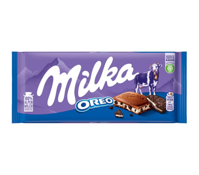 Milka Milk Chocolate 100G Oreo