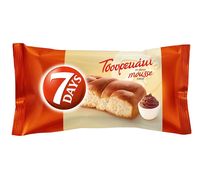 7DAYS greek traditional cake (tsoureki) 85g - Cocoa Cream