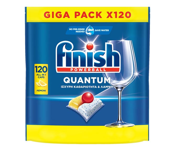 Finish Powerball Quantum Ultimate 120 Tabs 1248G Lemon