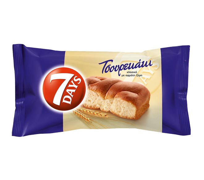 7DAYS greek traditional cake (tsoureki) 75g - classic