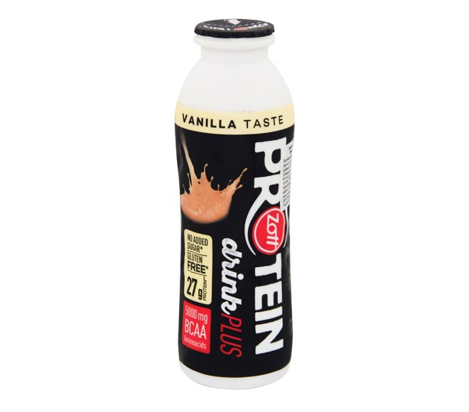 ZOTT Protein 27g Drink Plus 250ml - Vanilla (No added sugar / gluten free)