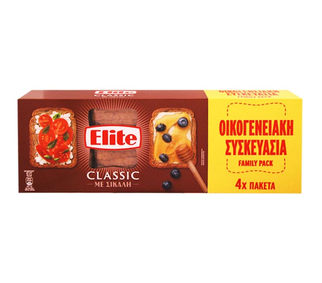 Elite Wheat Rye Rusks 360G 4X90G
