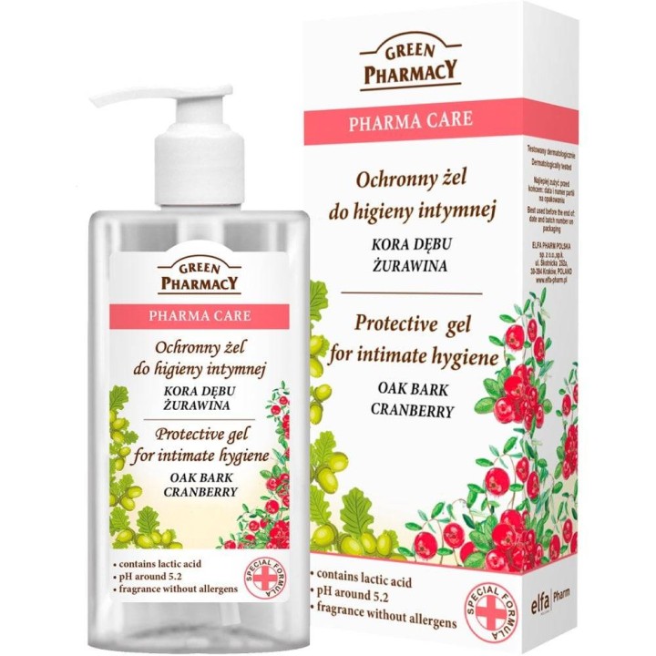Green Pharmacy Intimate Protective Gel Oak Bark Cranberry 300ml