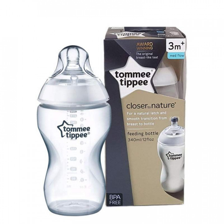 Tommee Tippee 3M+ Medium Flow Bottle 340ml