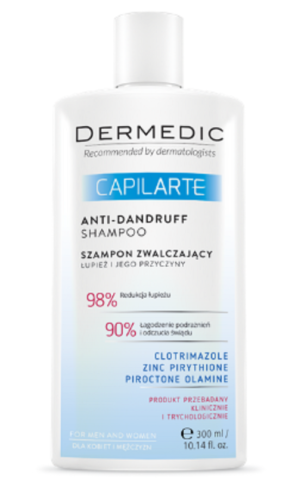 Capilarte Dermedic Shampoo Anti Dandruff Reduces Itching 300 Ml