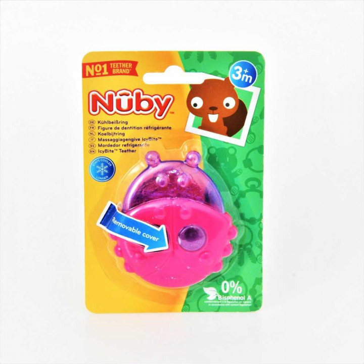 Nuby Icybite Teether Animals 3M+