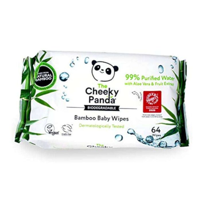 Bamboo Baby Wipes X64