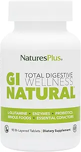 Natures Plus Gi Natural Digestive Wellness, Tablets, 90