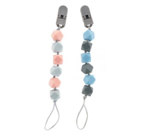 Nuby Silicone Soother Holder 0M+ 2 Colours