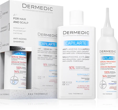 DERMEDIC Capilarte Set shampoo 300ml + serum 150ml