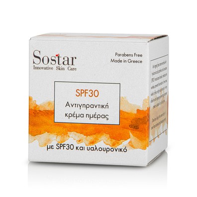Sostar "Focus" Anti-Aging Face Cream Spf30 With Hyaluronic 50ml