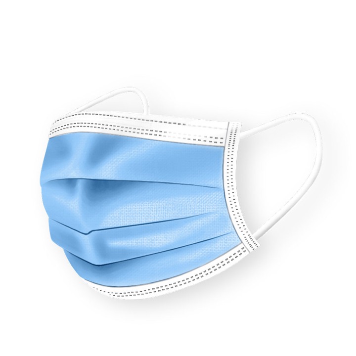 Disposable Medical Mask - Medical Face Mask Type 3-Ply 50 Pieces