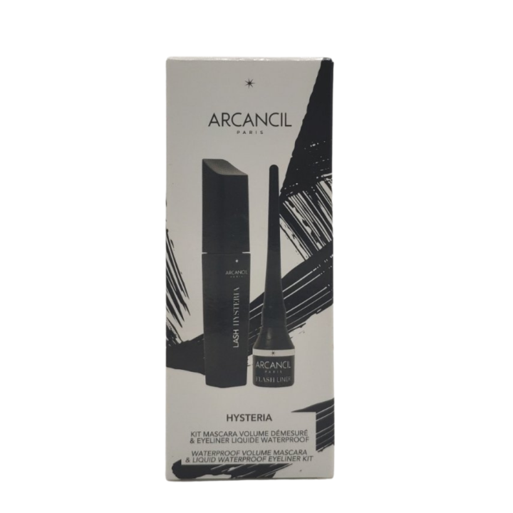 Arcancil Hysteria Waterproof Volume Mascara & Liquid Waterpfoof Eyeliner Kit