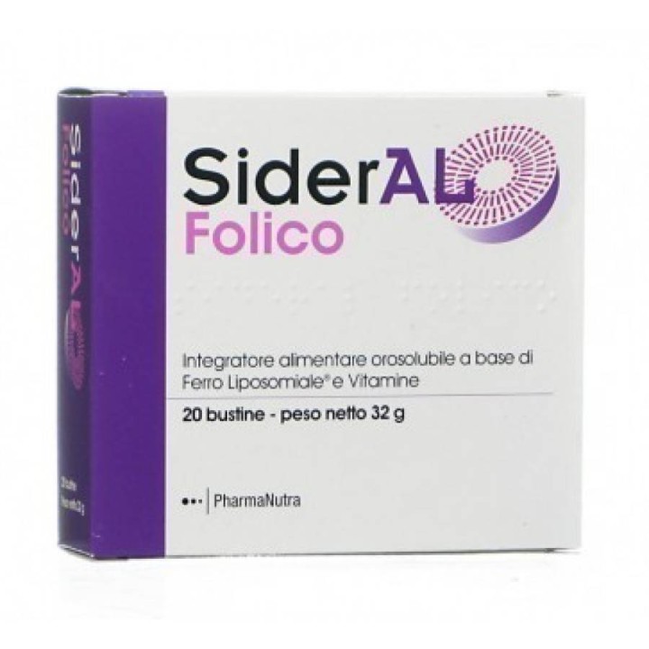 Sideral Folico Liposomial Iron Sachets x20