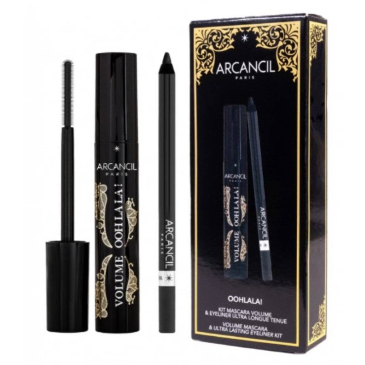 Arcancil Oohlala! Volume Mascara Ultra Lasting Eyeliner Kit