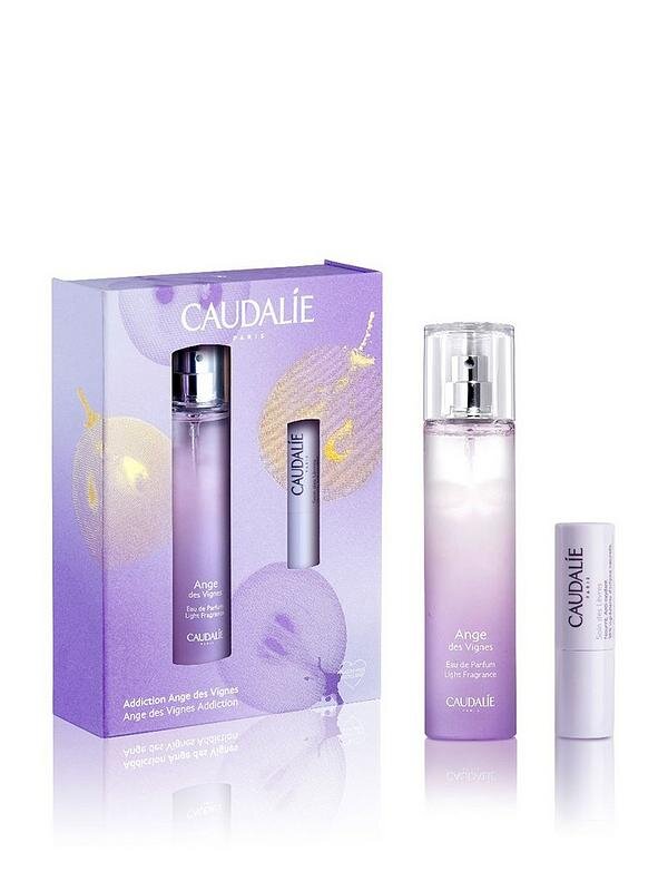 Caudalie Ange Des Vignes Xmas 2023 Set EDP Perfume 50ml, Viotherapist Lip Conditioner 4.5g