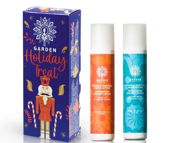 Garden Holiday Treat Gift Set Shower Cream Vanilla 50ml & Indian Cress 50ml