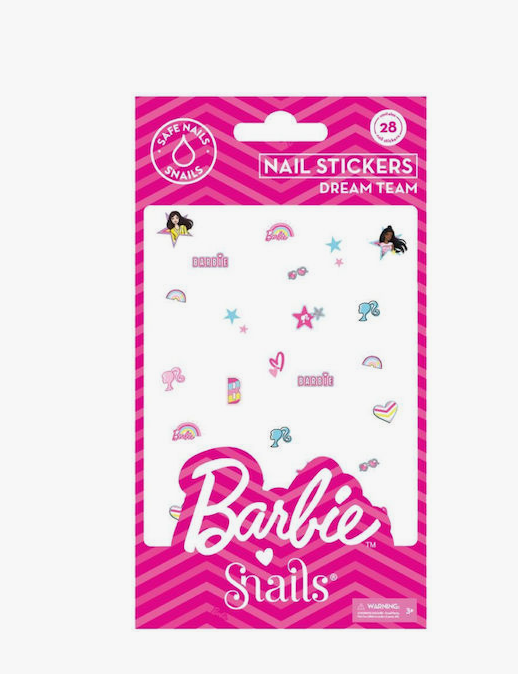 Snails Kid's Beauty Barbie Nail Stickers Dream Team Manicure