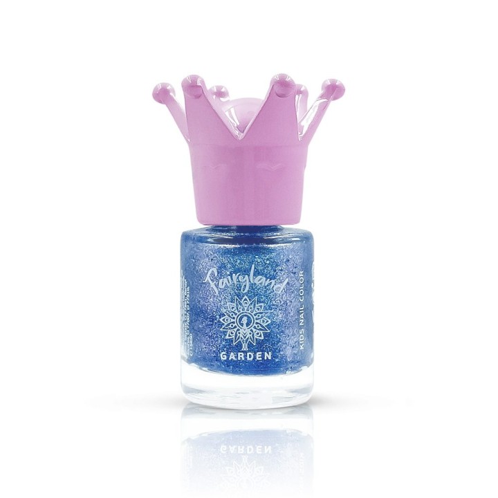Garden Fairyland Kids Nail Polish Glitter Blue Betty 1 7.5ml