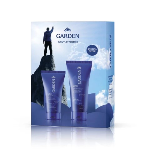 Garden Promo Men Anti-Wrinkle Cream for Face & Eyes 50ml & Facial Cleansing Gel 100ml