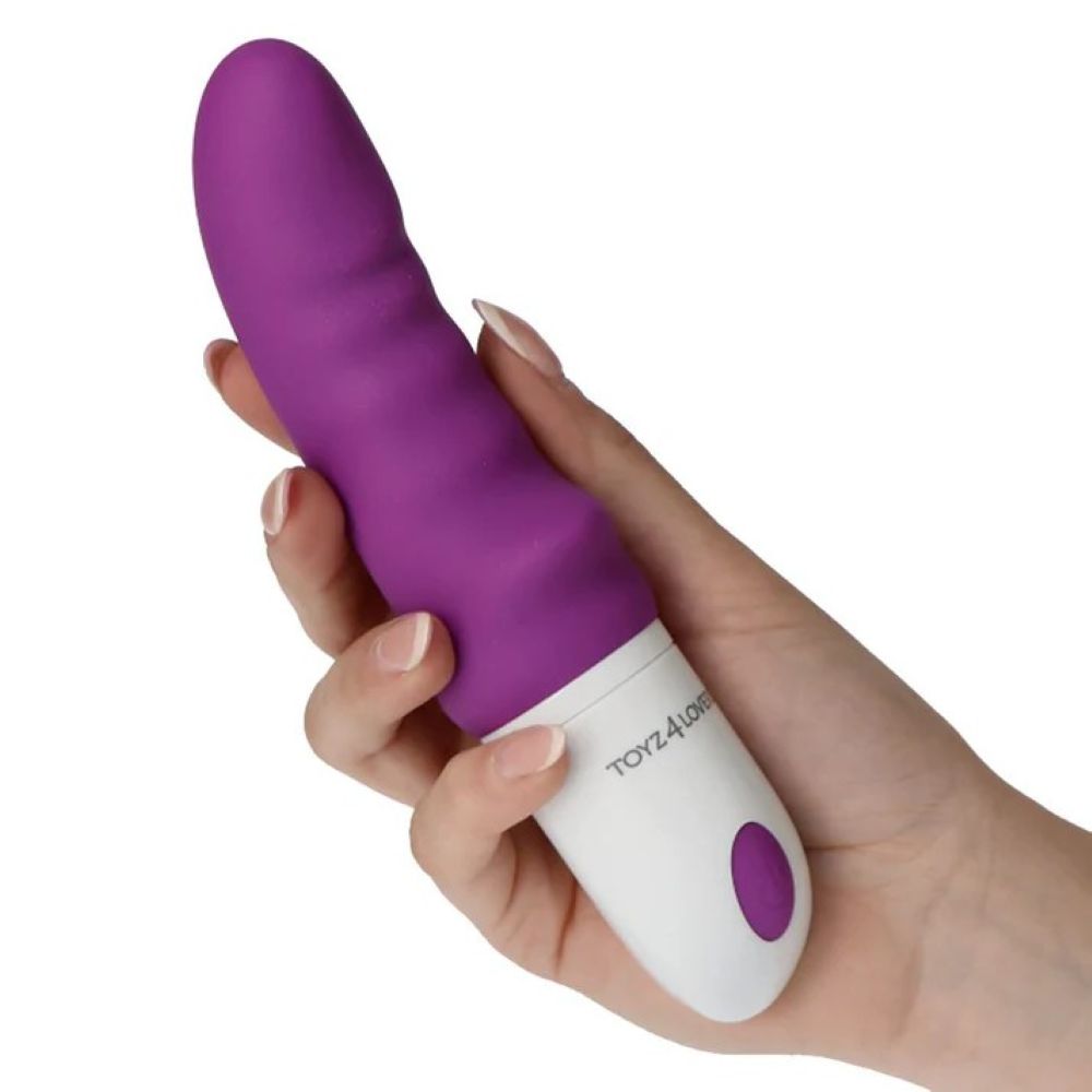 ELYS - RHINHORN SILICONE VIBRATOR 9 SPEED PURPLE