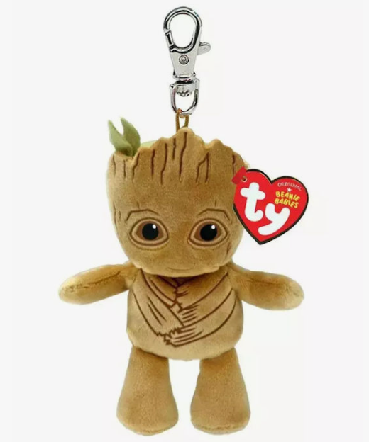 TY MARVEL BEANIE CLIP GROOT