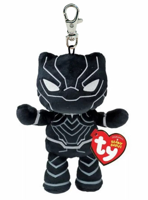 TY MARVEL BEANIE CLIP BLACK PANTHER
