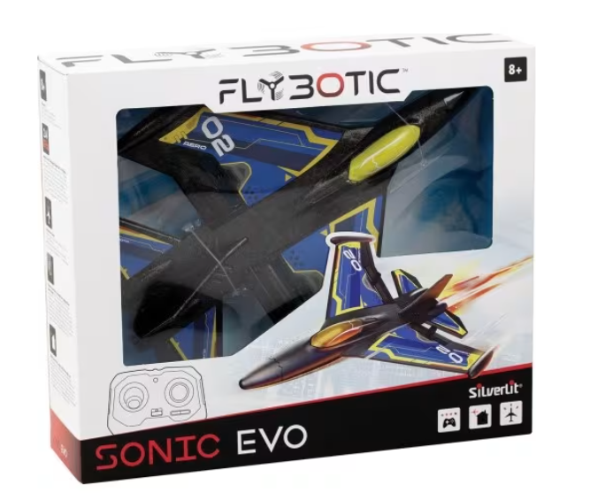 SILVERLIT AIRPLANE FLYBOTIC SONIC EVO BLUE