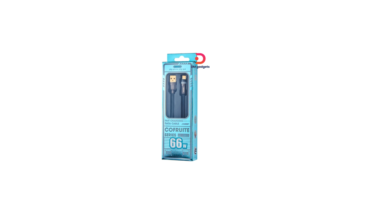 343D#Remax® RC-C065 Cofruite Series 66W USB-A to Type-C Charging Data Cable 1.2m-Black