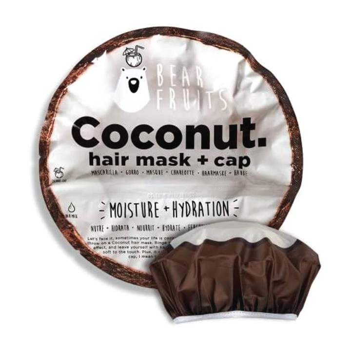 Bear Fruits Hair Mask And Cap Coconut