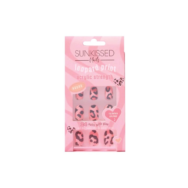 Sunkissed Nail Studio Leopard Print Round