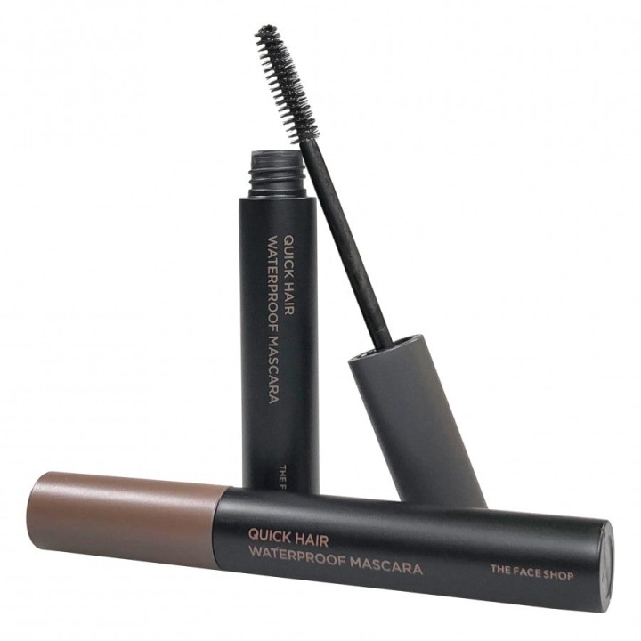 THE FACE SHOP Quick Hair Waterproof Mascara Colour Natural Black
