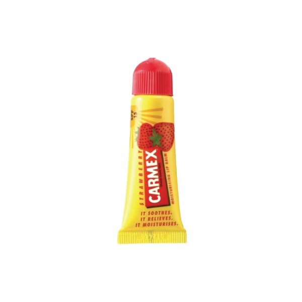 CARMEX Moisturizing Lip Balm Tube Strawberry