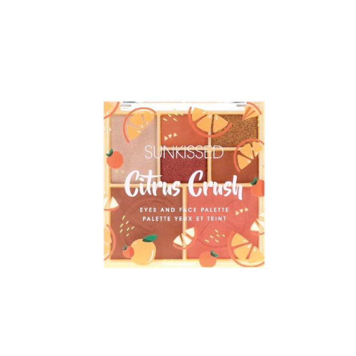 Sunkissed Citrus Crush Eyes And Face Palette