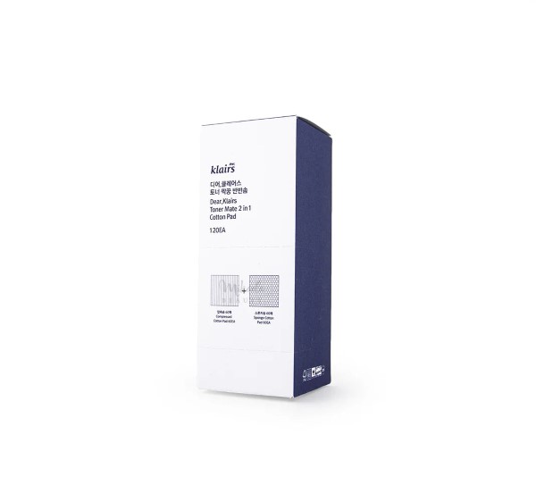 Dear, Klairs Toner Mate 2 In 1 Cotton Pad