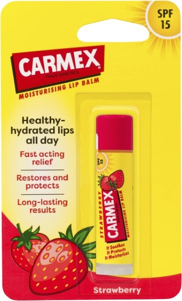CARMEX Moisturizing Lip Balm Stick Strawberry