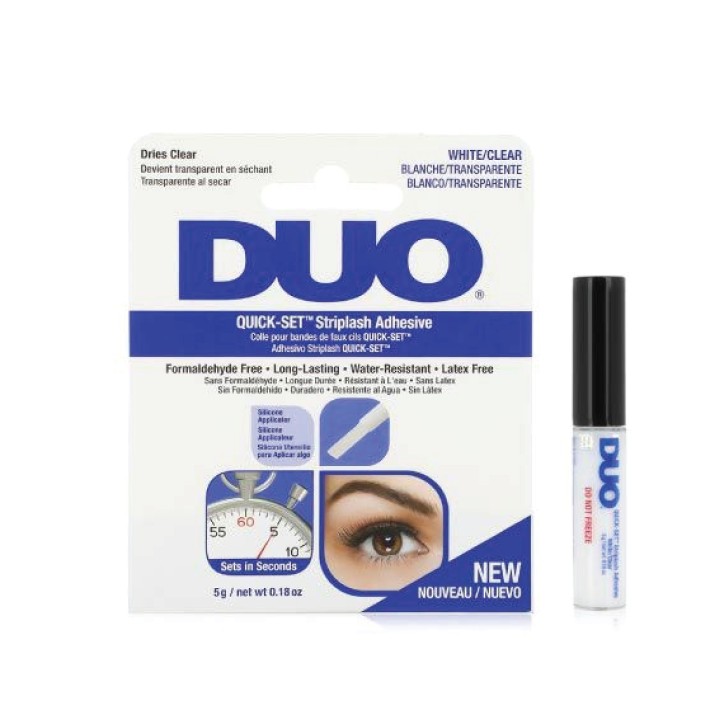 Duo Quickset Adhesive White/Clear