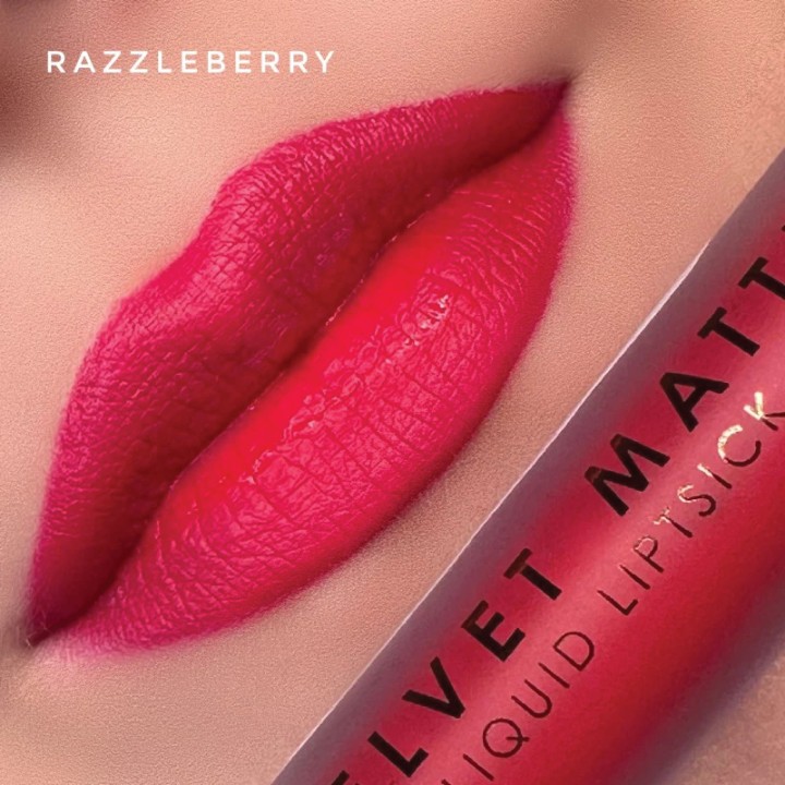 MUA Velvet Matte Liquid Lipstick Colour Razzleberry