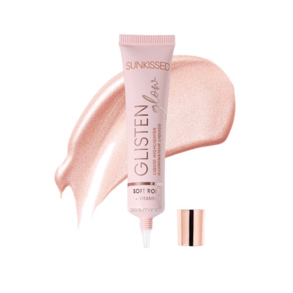 SUNKISSED Glisten Glow Liquid Highlighter Colour Champagne