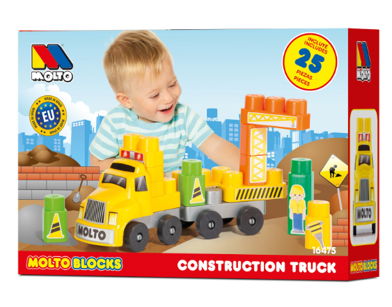 MOLTO BLOCKS TRUCK 25 PCS 16475
