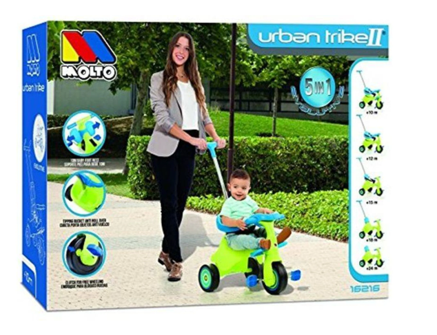 MOLTO URBAN TRIKE II CITY 5 IN 1 GREEN 16216