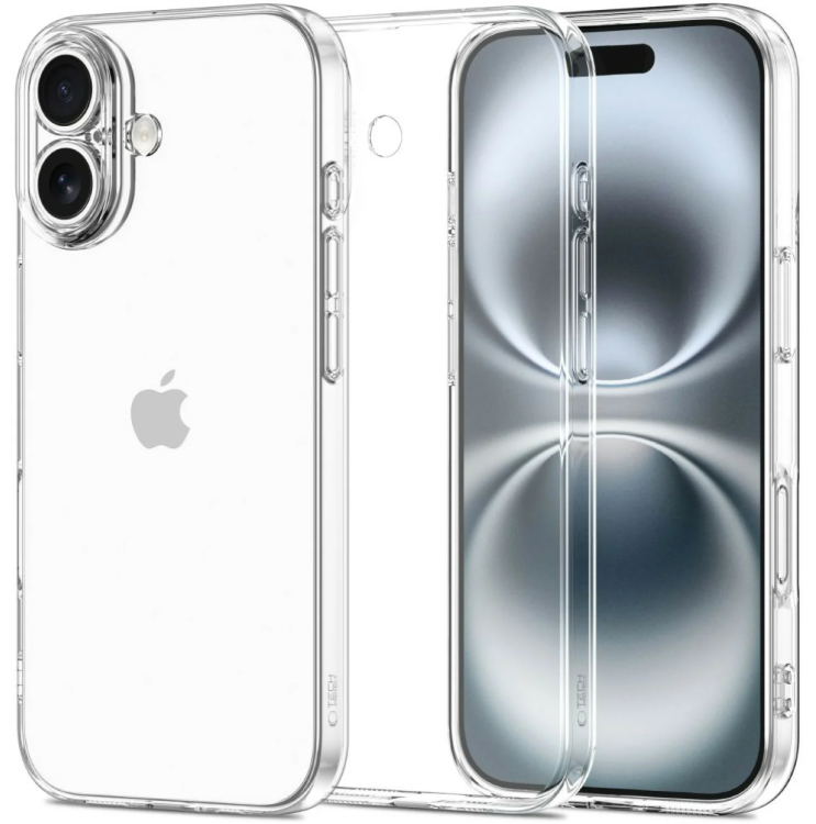 Tech-Protect FlexAir Case for iPhone 17 - Transparent